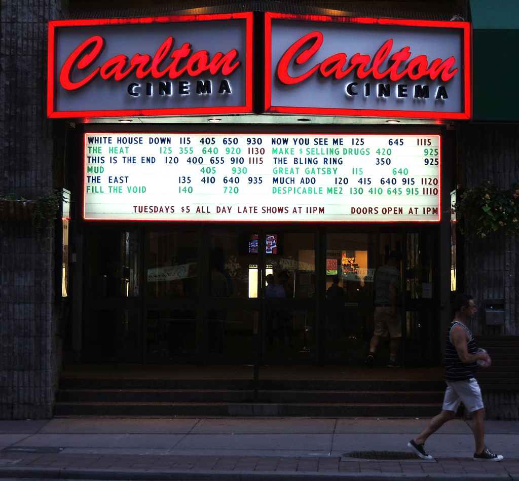 Carlton Cinema near College Station in Toronto
