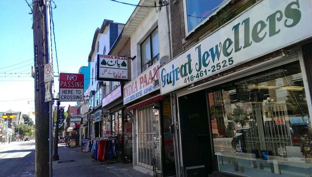 little india in gerrard east, toronto