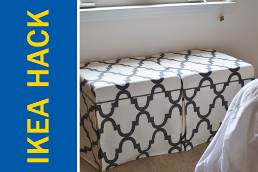 Ikea Hack of the Week: Convert a cheap side table into a chic ottoman