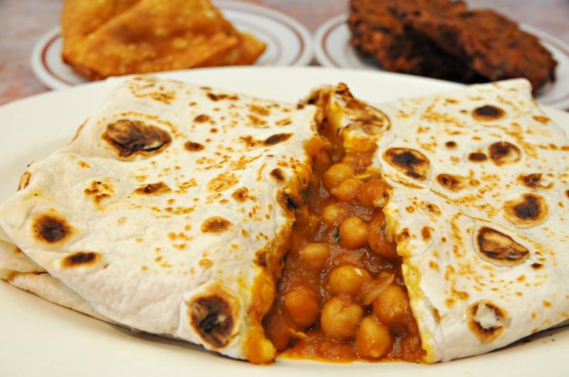 chickpea pita from mother india