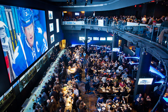 Real Sports Bar in Toronto owned by Maple Leaf Sports Entertainment. January 14, 2012. Ryan Enn Hughes for The New York Times